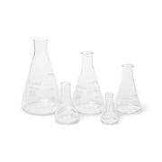 Erlenmeyer Flask Set (5 Pack), Narrow Mouth, Borosilicate Glass, Graduated Laboratory Flasks – 50 mL to 1000 mL