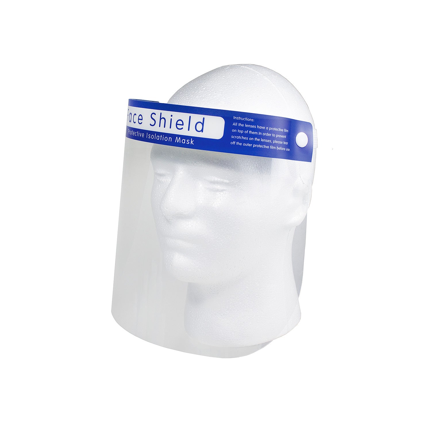 Protective Face Shield – Anti-Fog, Full Face Coverage, Lightweight, Comfortable Headband – Safety Splash Guard for Labs, Classrooms & Workplaces