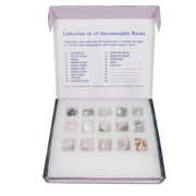 United Scientific® Metamorphic Rock Set – 15 Classroom Geology Specimens for Earth Science & Rock Identification