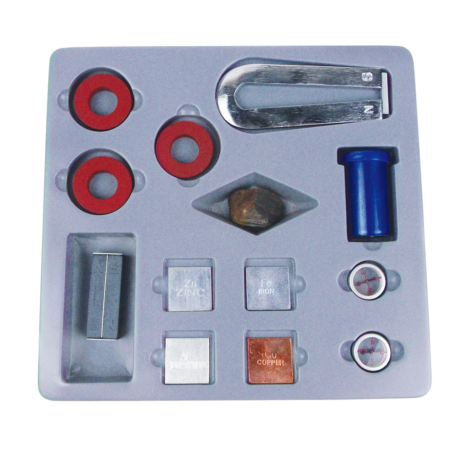 United Scientific® Economy Magnet Kit – Classroom Magnetism & Measurement Activity Set with 15 Experiments