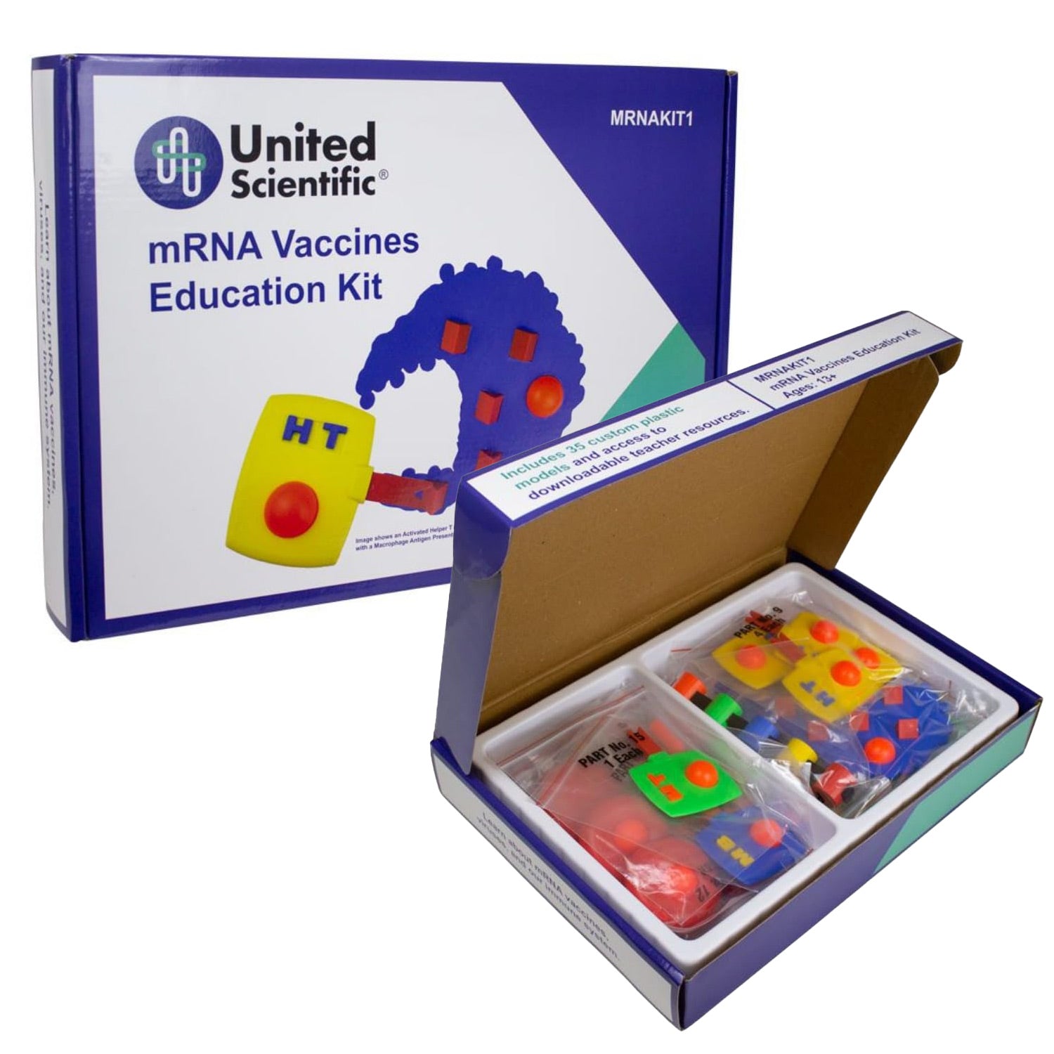 United Scientific® mRNA Vaccines Education Kit – Hands-On Virus & Immunity STEM Learning for Classrooms