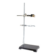United Scientific® Deluxe Metalware Kit – Support Stand with Cast Iron Base, Steel Rod, Rings & Clamps for Laboratory Use