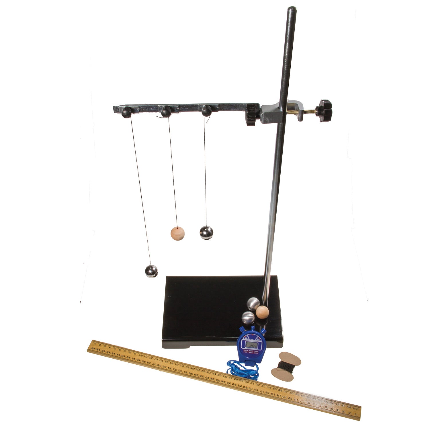 United Scientific® Pendulum Investigation Kit – Complete Classroom Physics Set for Studying Motion, Vibration & Waves