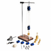 Pulley Demonstration Set – Physics Lab Mechanics Kit with Weights & Activity Guide