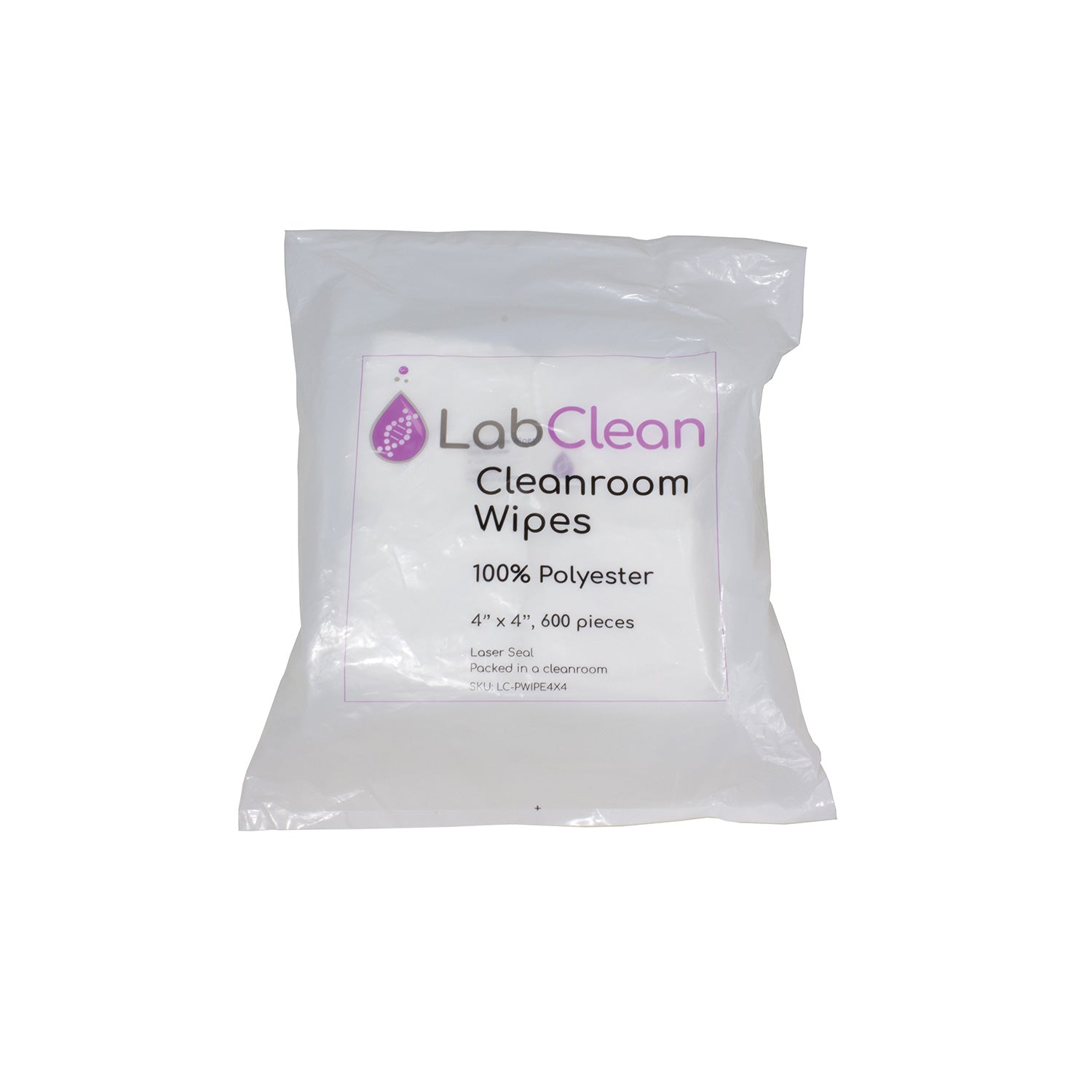 United Scientific® Labclean™ Cleanroom Wipes 100% Polyester, 600/Pack – Sterile Laser-Cut Wipes for Critical Environments