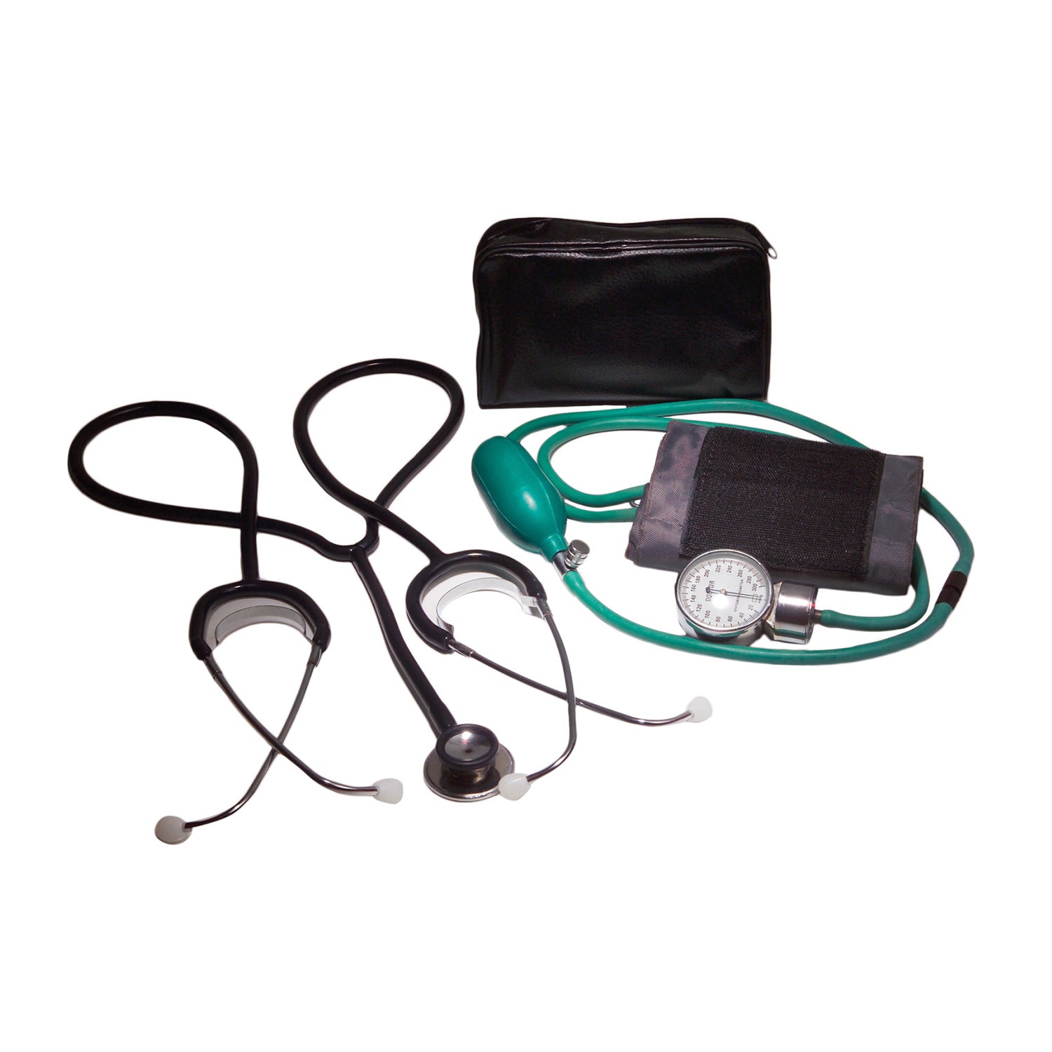 United Scientific® Blood Pressure Monitoring Kit – Includes Teaching Stethoscope & Aneroid Sphygmomanometer for Students
