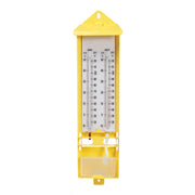 United Scientific® Wet & Dry Bulb Wall Thermometer – Relative Humidity Measurement, Dual Celsius & Fahrenheit Scales