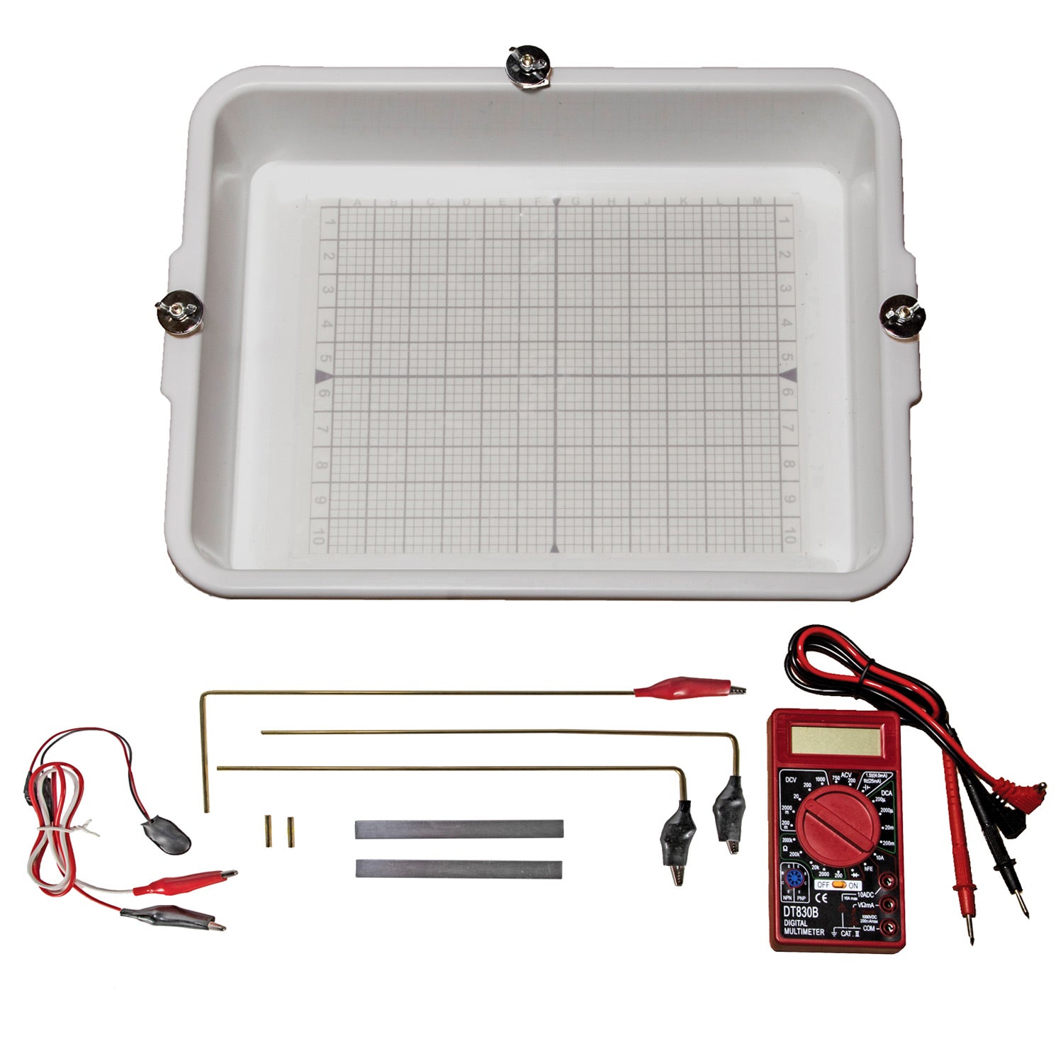 United Scientific® Equipotential Trough Kit – Plot Electric Field Lines & Study Voltage Potential Differences