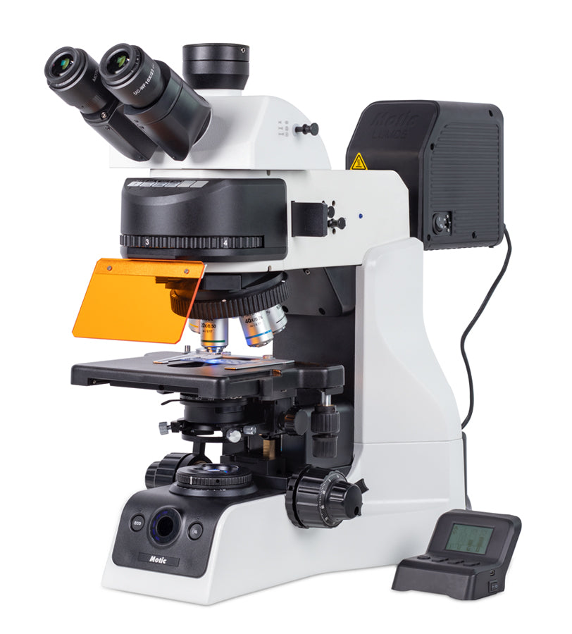 Motic PA53 FS6 Fluorescence Microscopes – LUMOS FL LED, 6-Channel Filter System, CCIS® Infinity Optics | Research & Clinical Imaging