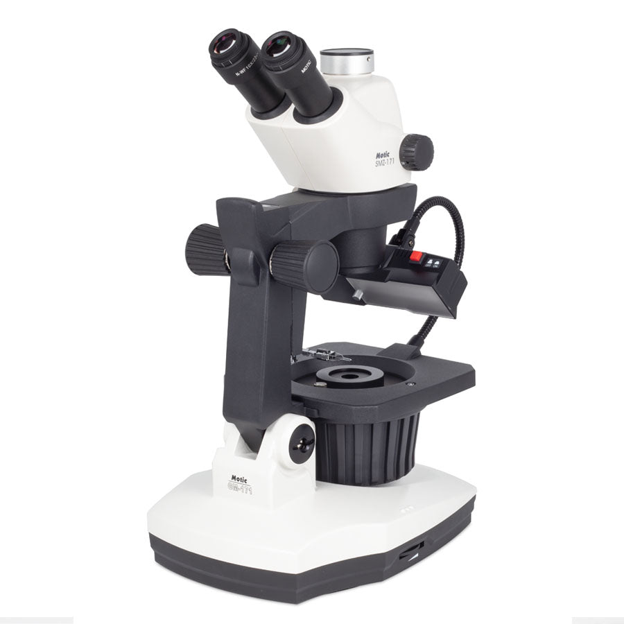 Motic GM-171 Gemological Microscope Series — Precision Optics for Gemstone & Jewelry Inspection