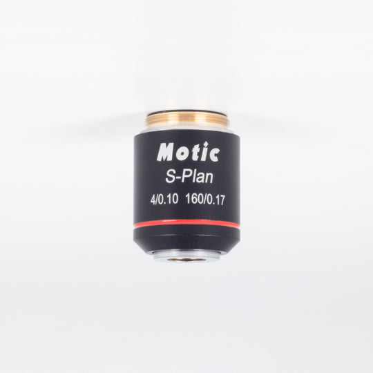 Motic S-Plan Semi-Planachromatic Objective Lens Series — Precision Optics for Motic B-Series Microscopes