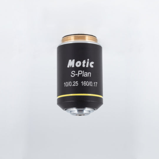 Motic S-Plan Semi-Planachromatic Objective Lens Series — Precision Optics for Motic B-Series Microscopes