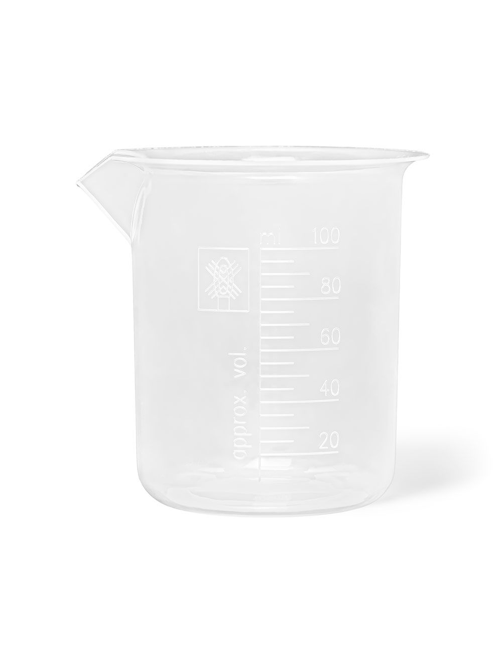 25mL Polypropylene Beakers – Wide Spout | Pack of 12 | United Scientific® | Autoclavable Lab Beakers with Graduations