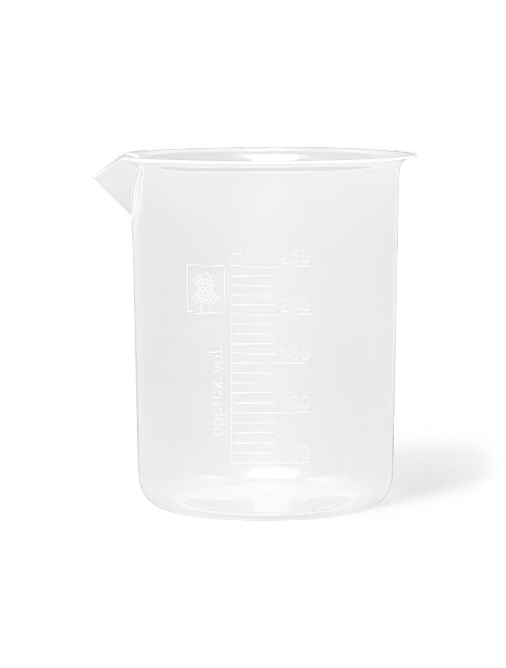25mL Polypropylene Beakers – Wide Spout | Pack of 12 | United Scientific® | Autoclavable Lab Beakers with Graduations
