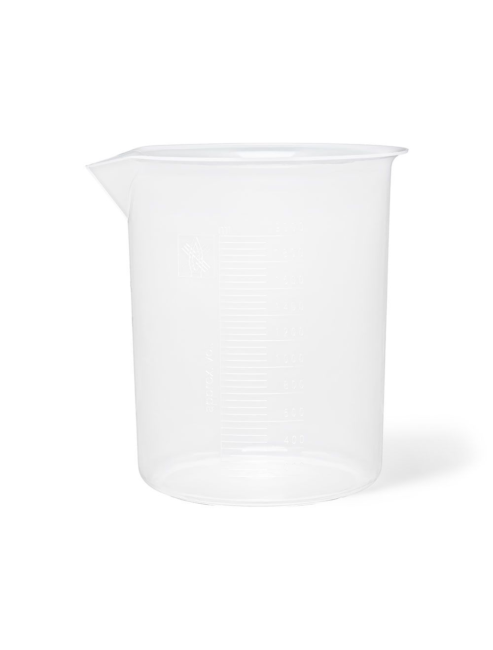 25mL Polypropylene Beakers – Wide Spout | Pack of 12 | United Scientific® | Autoclavable Lab Beakers with Graduations