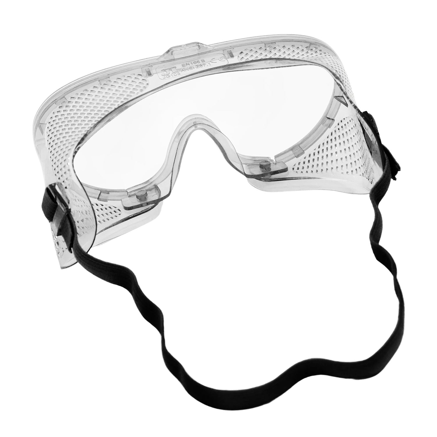 Safety Goggles – Direct Vent, Anti-Fog, Chemical Splash & Impact Resistant – Adjustable Elastic Strap, Fits Over Glasses