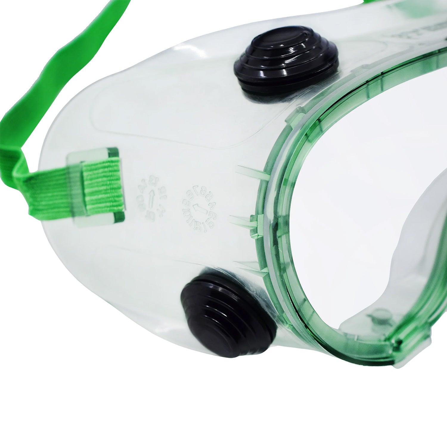Safety Goggles – Indirect Vent, Anti-Fog Polycarbonate Lens with Adjustable Elastic Strap | Fits Over Glasses – Lab, Industrial & Classroom Eye Protection