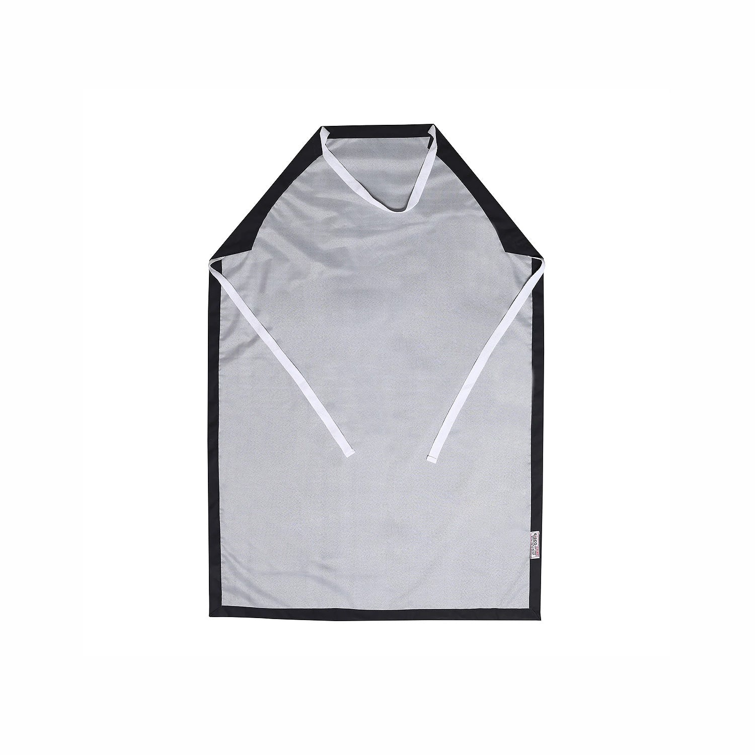 Rubber Vinyl Apron – Small 27" x 30", Black, Waterproof Chemical-Resistant Lab & Shop Apron