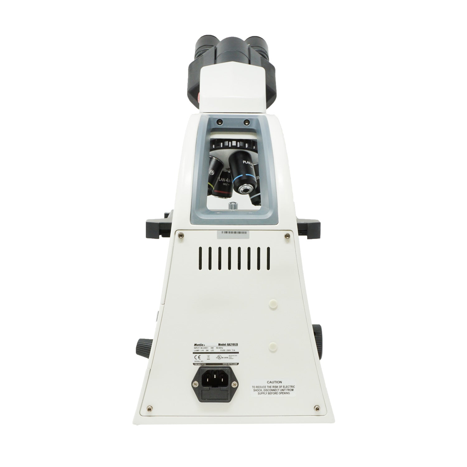 Motic BA210S Series Compound Microscopes – Binocular & Trinocular Models with Infinity Optical System, LED Illumination, and Plan Achromat Objectives for Advanced Biology, Clinical & Research Labs
