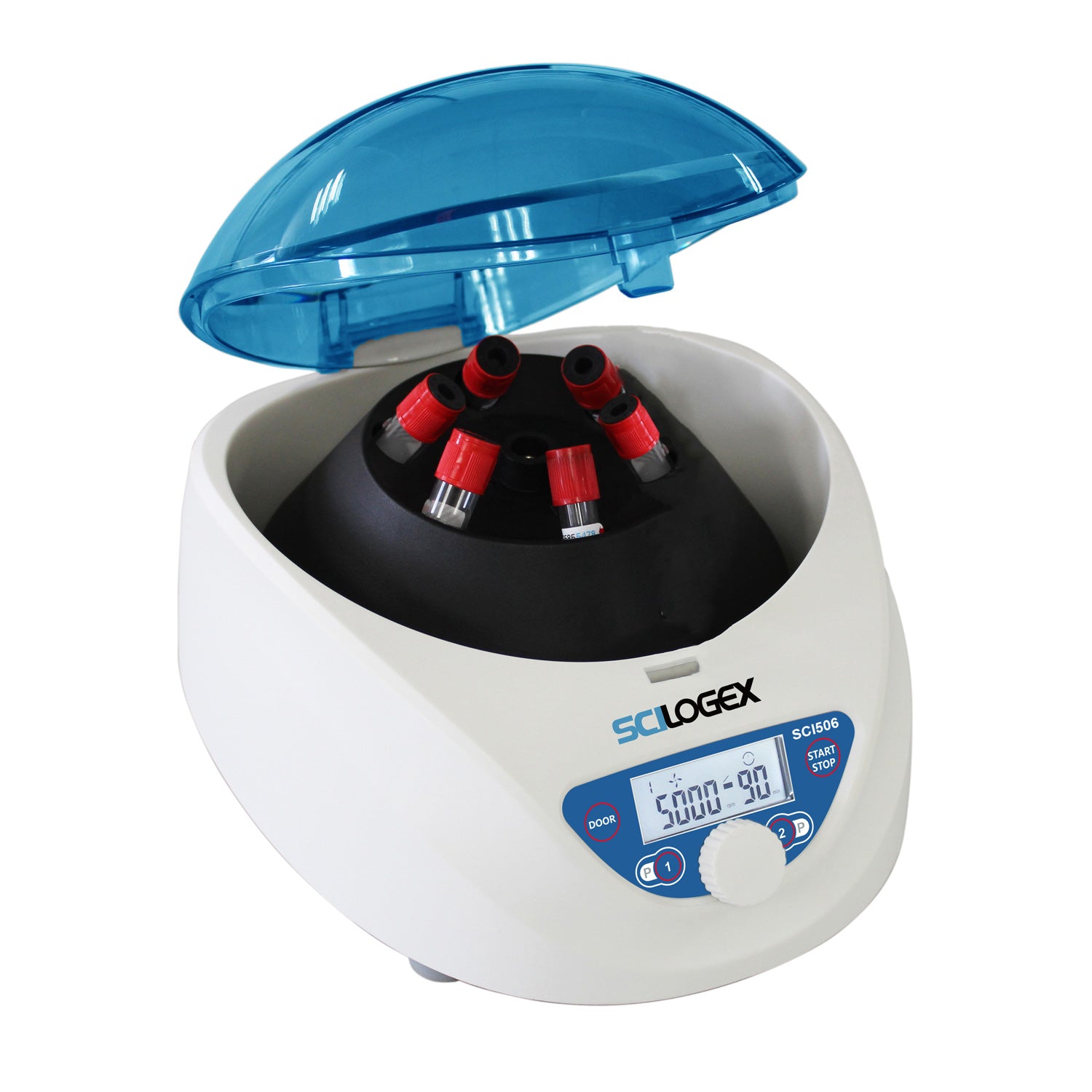 SCILOGEX SCI506 Low-Speed Centrifuge – 6 x 15ml Rotor, 300–5000 RPM, PRP/PRF Ready with Field-Use DC Adapter Option