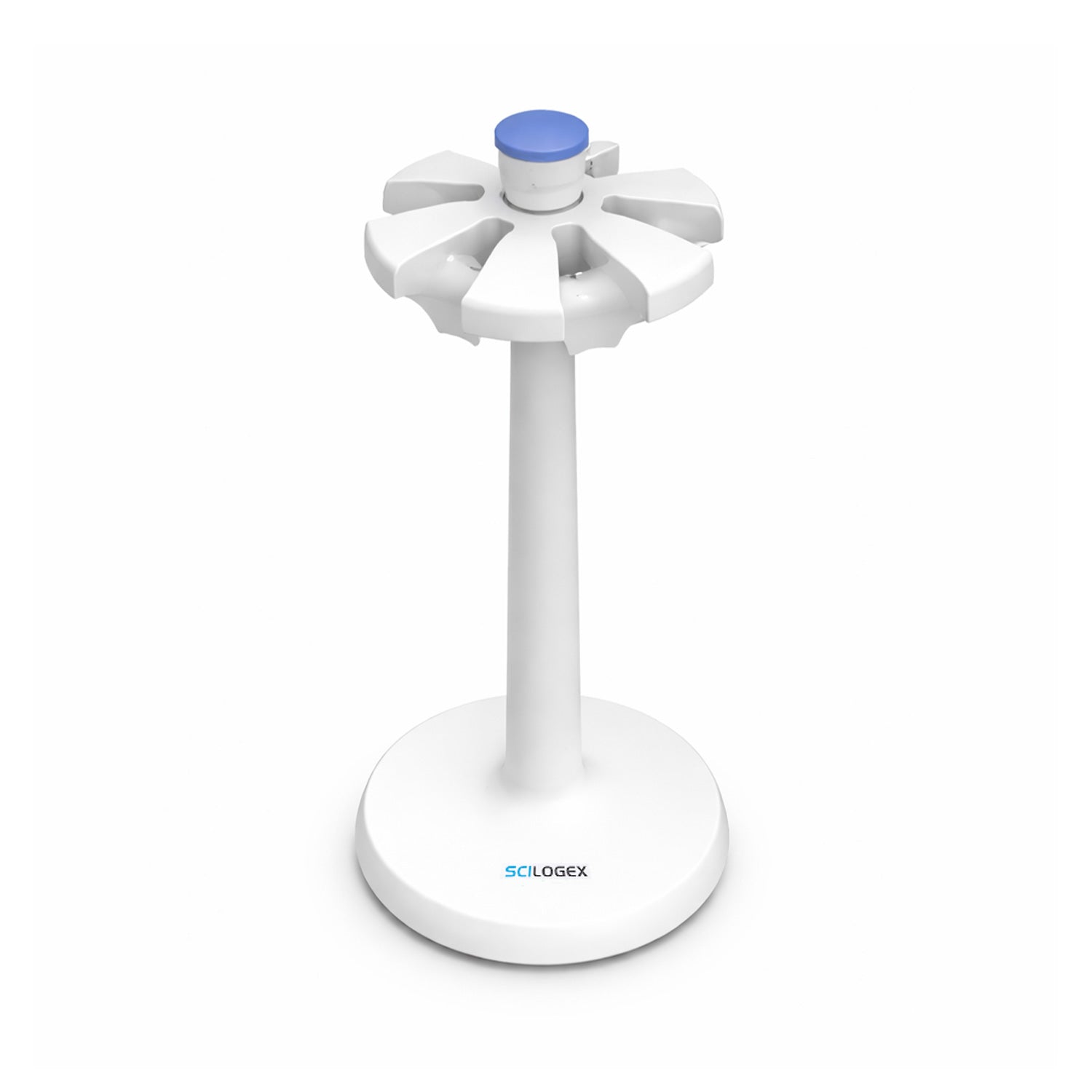 SCILOGEX Carousel Pipettor Stand – Rotating Laboratory Pipette Holder for 6 Micropipettes | Bench-Top Pipette Storage Organizer