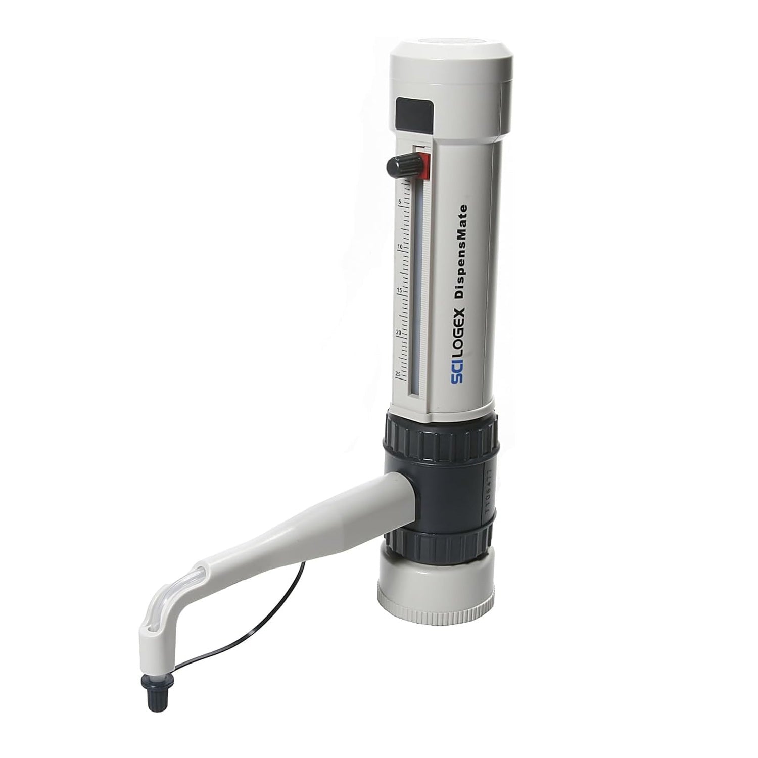 Scilogex SCI-Spense Bottle Top Dispenser, 0.5–5mL | Autoclavable Lab Dispenser with 5 Bottle Adapters Chemical-Resistant & Precise Volume Control