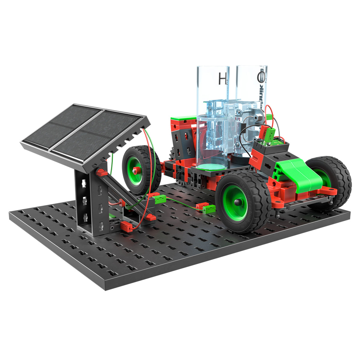 fischertechnik STEM Renewable Energies Kit – Solar, Wind & Hydrogen Fuel Cell Experiments | 9 Models, 28 Activities
