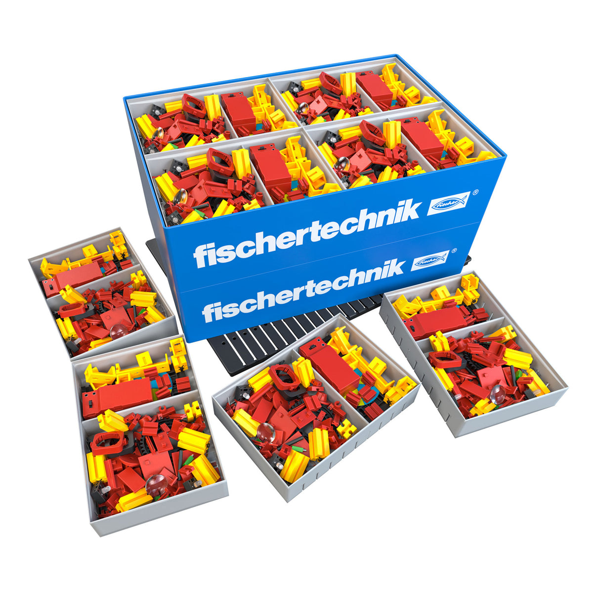 fischertechnik CLASS SET Optics – Classroom STEM Light & Optics Experiment Kit, 16 Student Sets