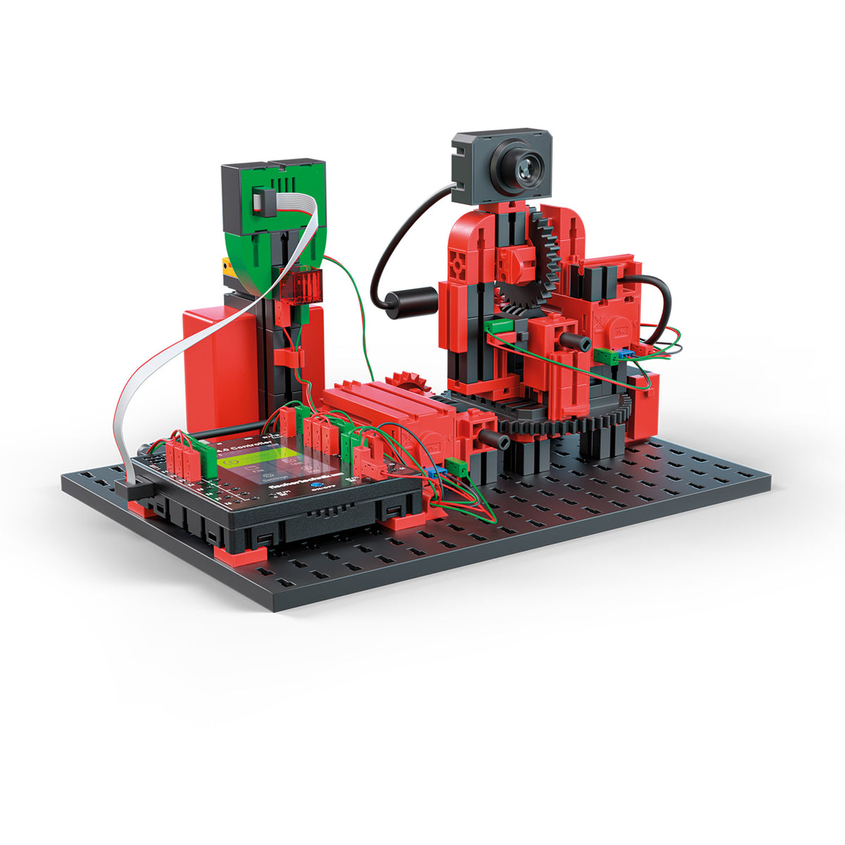 fischertechnik Robotics Add-On IoT STEM Coding & Environmental Sensor Kit – 72 Pieces