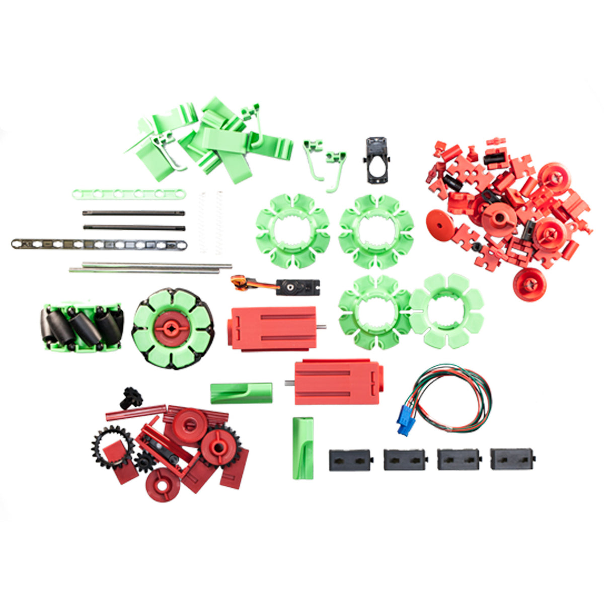 fischertechnik Robotics Add-On Omniwheels STEM Robotics & Coding Expansion Kit, 331 Pieces