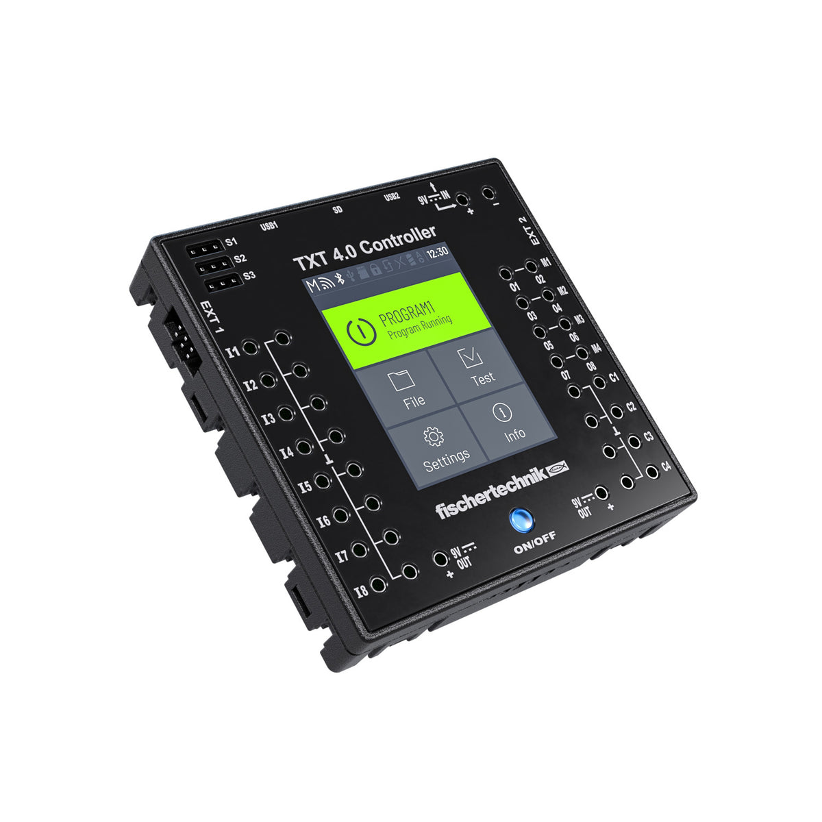fischertechnik TXT 4.0 Robotics Controller with Touchscreen, WiFi, Bluetooth & Python Programming