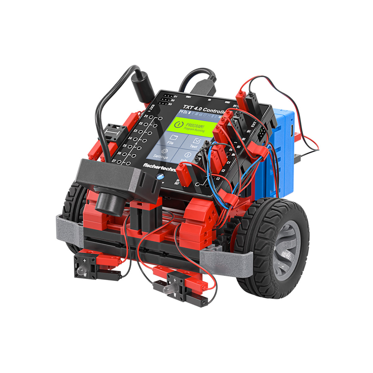 fischertechnik STEM Coding Ultimate AI Robotics & Programming Kit with TXT 4.0 Controller, 224 Pieces, 12 Models