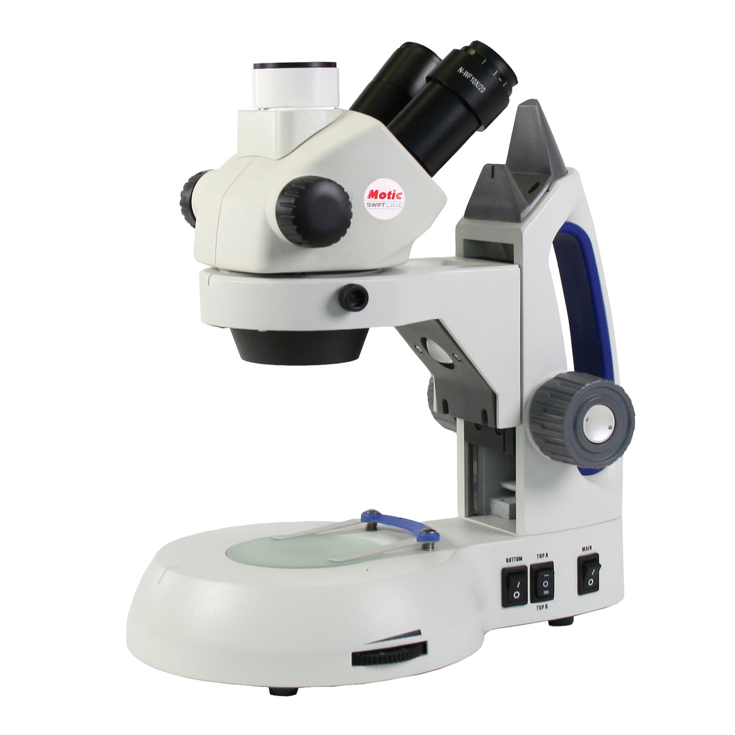 Swift SM100 Series Dual Magnification Stereo Microscopes — Cordless Precision for Classrooms & Labs