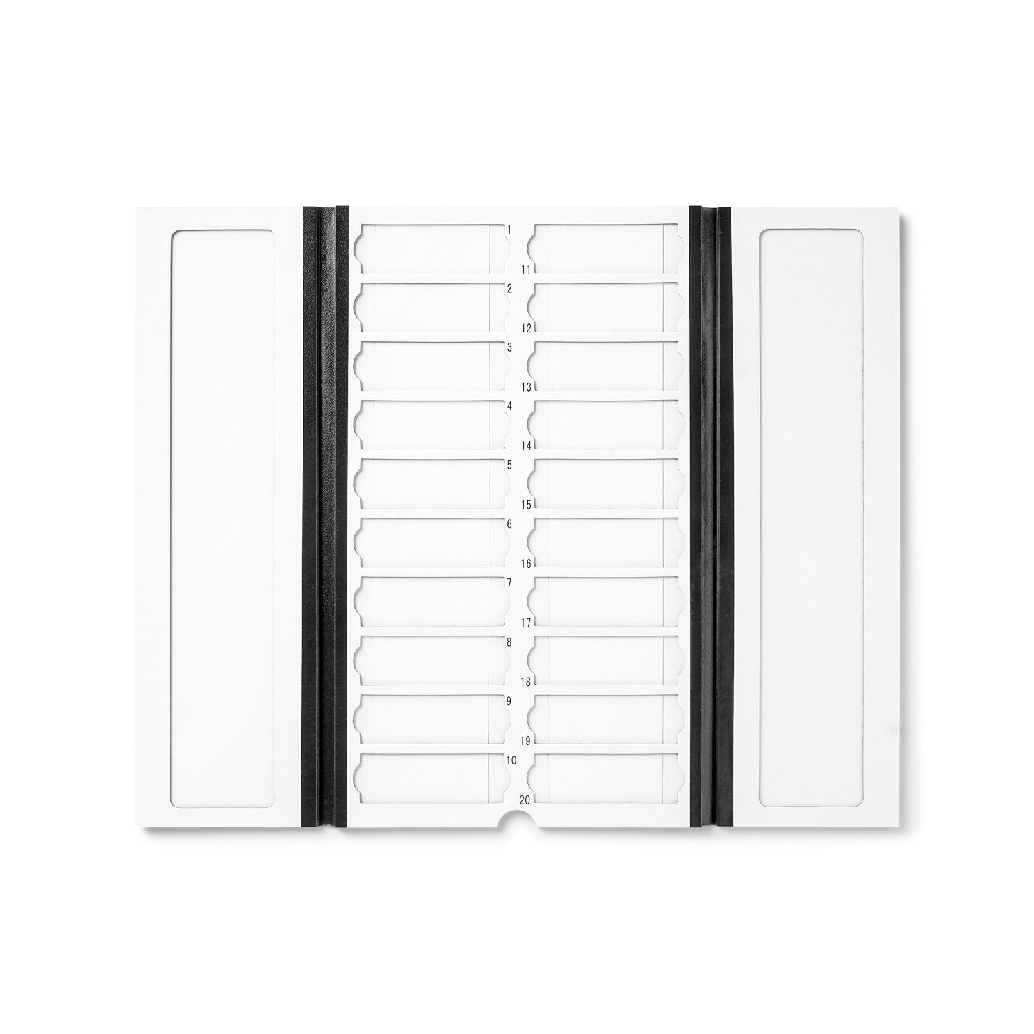 United Scientific® 20-Place Microscope Slide Tray, Cardboard – Pack of 50