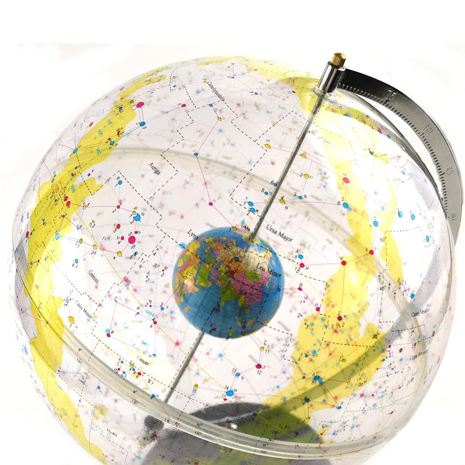 United Scientific® Celestial Star Globe – 3D Astronomy Teaching Model with Constellations, Earth & Milky Way Visualization