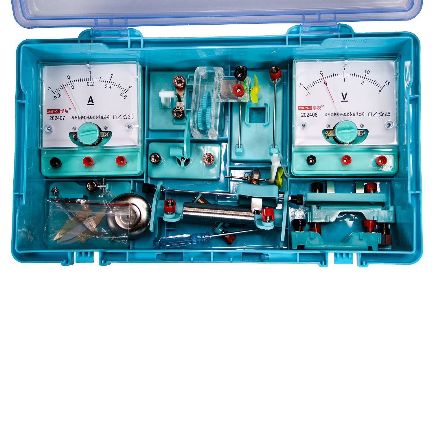 Advanced Electricity and Magnetism Kit – 58-Piece STEM Learning Set for Grades 4–12 | United Scientific®