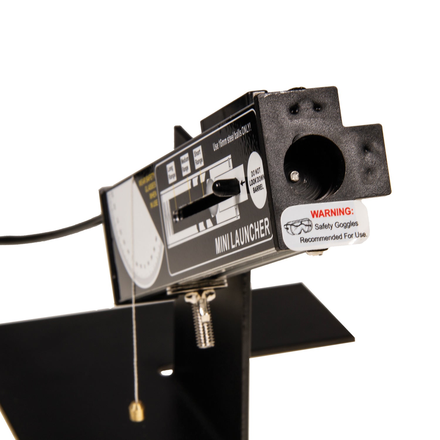 Mini Projectile Launcher – Physics Lab Ballistics Demonstrator with Adjustable Angles & Spring Tensions