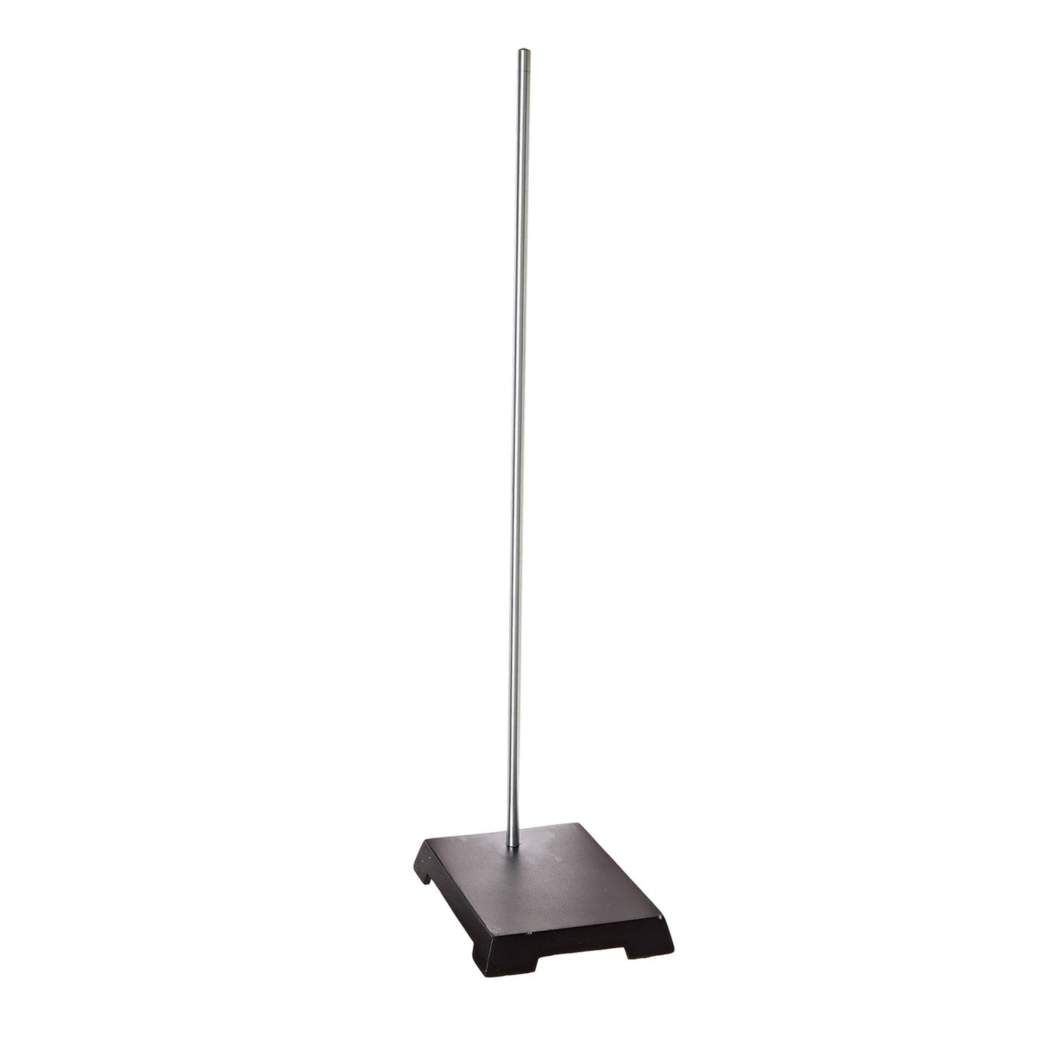 United Scientific Support Stand with 18" Rod - Cast Iron Base 4" x 6", Heavy-Duty Lab Stand