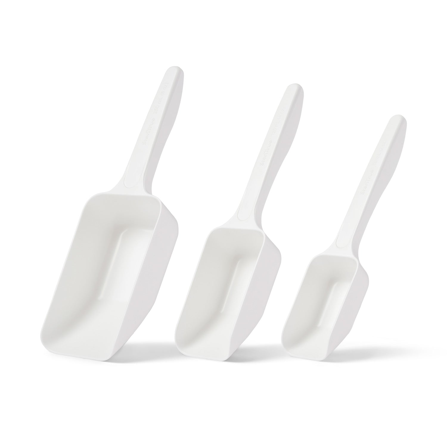 United Scientific® Steritrue™ Sterile Sampling Scoops – 60 mL - 125ml - 250ml, Polystyrene, Pack of 100