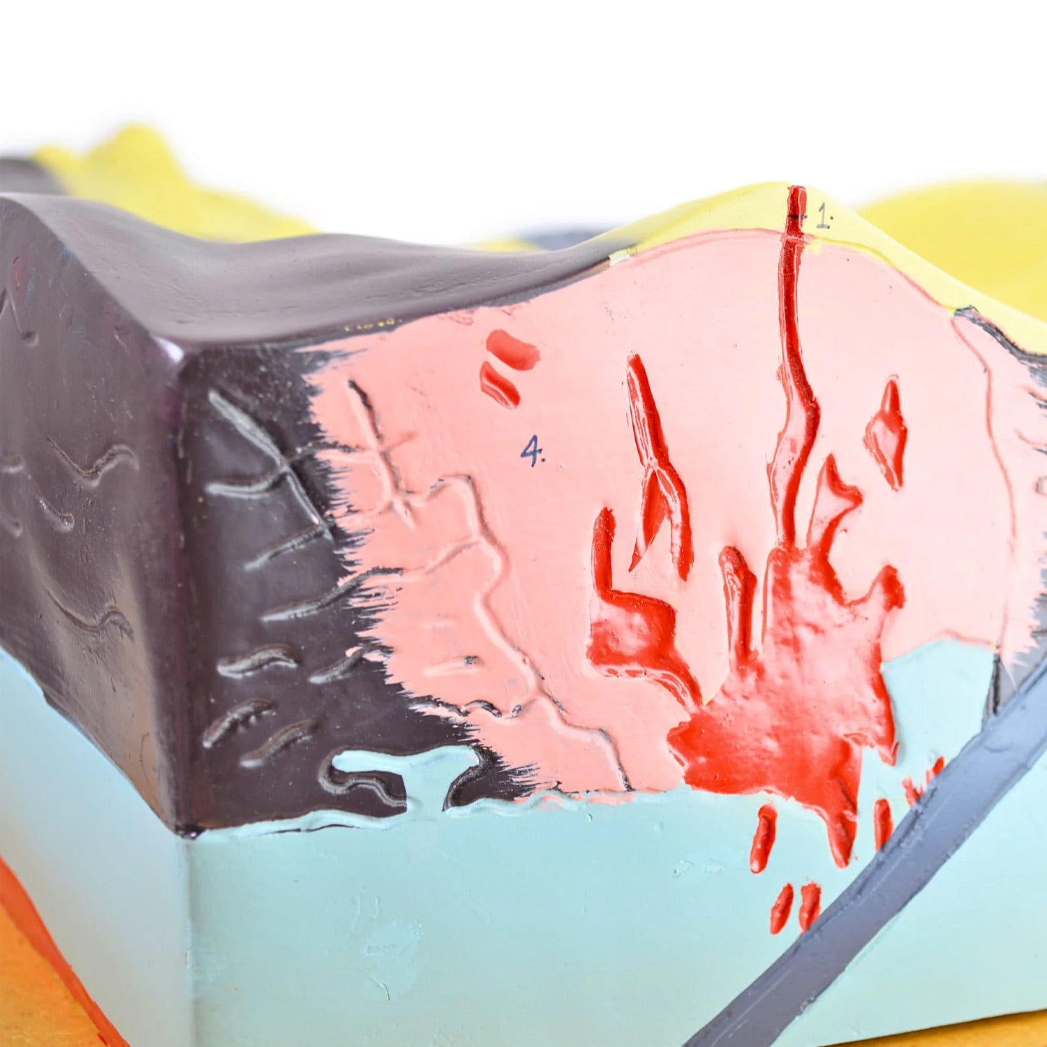 Eisco® Tectonics Model – Earth’s Layers & Plate Boundaries with Labeled Geological Features – Classroom Geology & Earth Science Teaching Aid