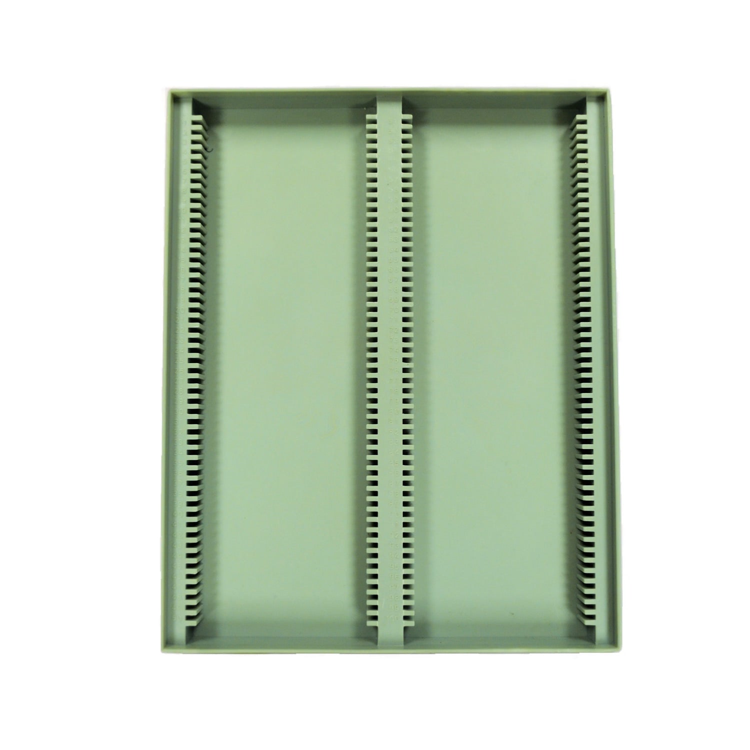 Eisco® Microscope Slide Storage Box – Polystyrene, Holds 100 Slides (75mm x 25mm)
