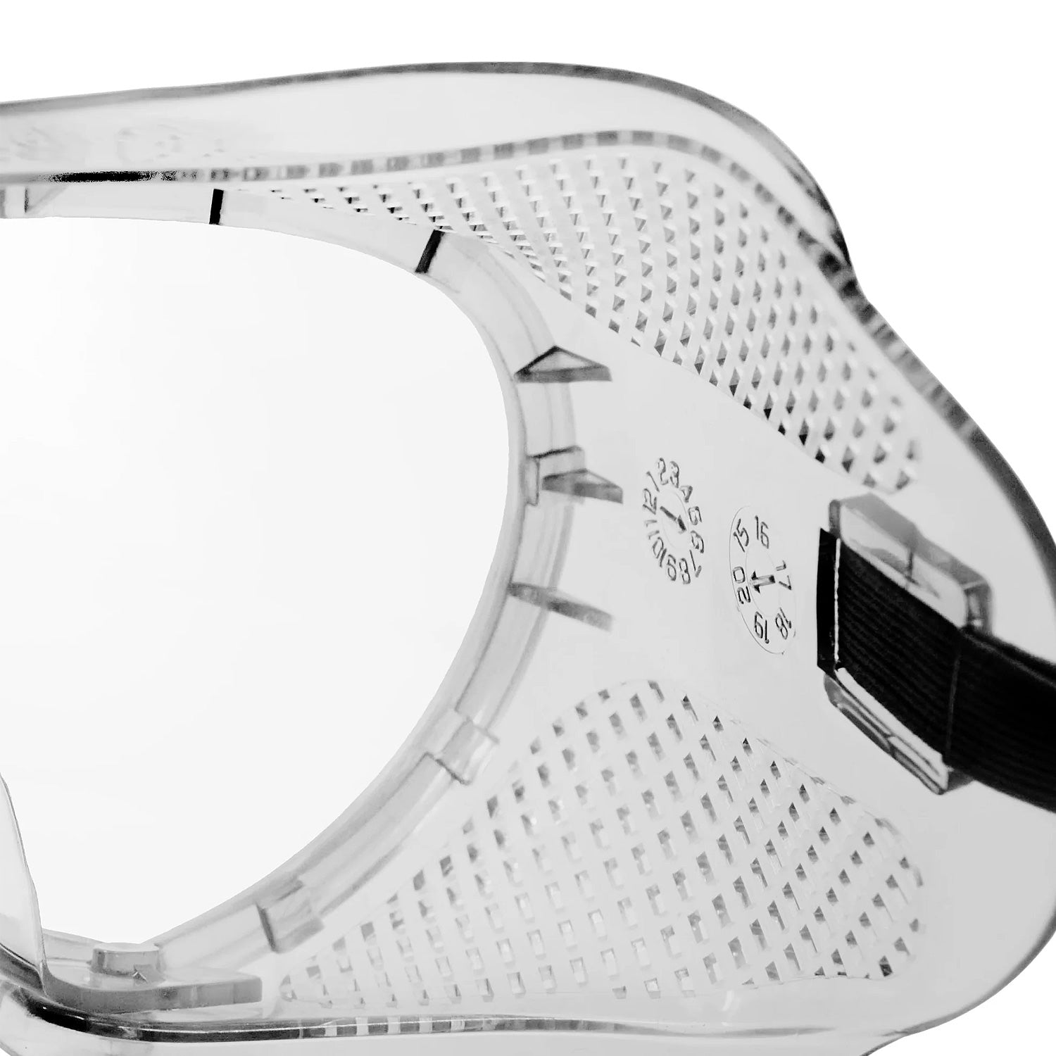 Safety Goggles – Direct Vent, Anti-Fog, Chemical Splash & Impact Resistant – Adjustable Elastic Strap, Fits Over Glasses