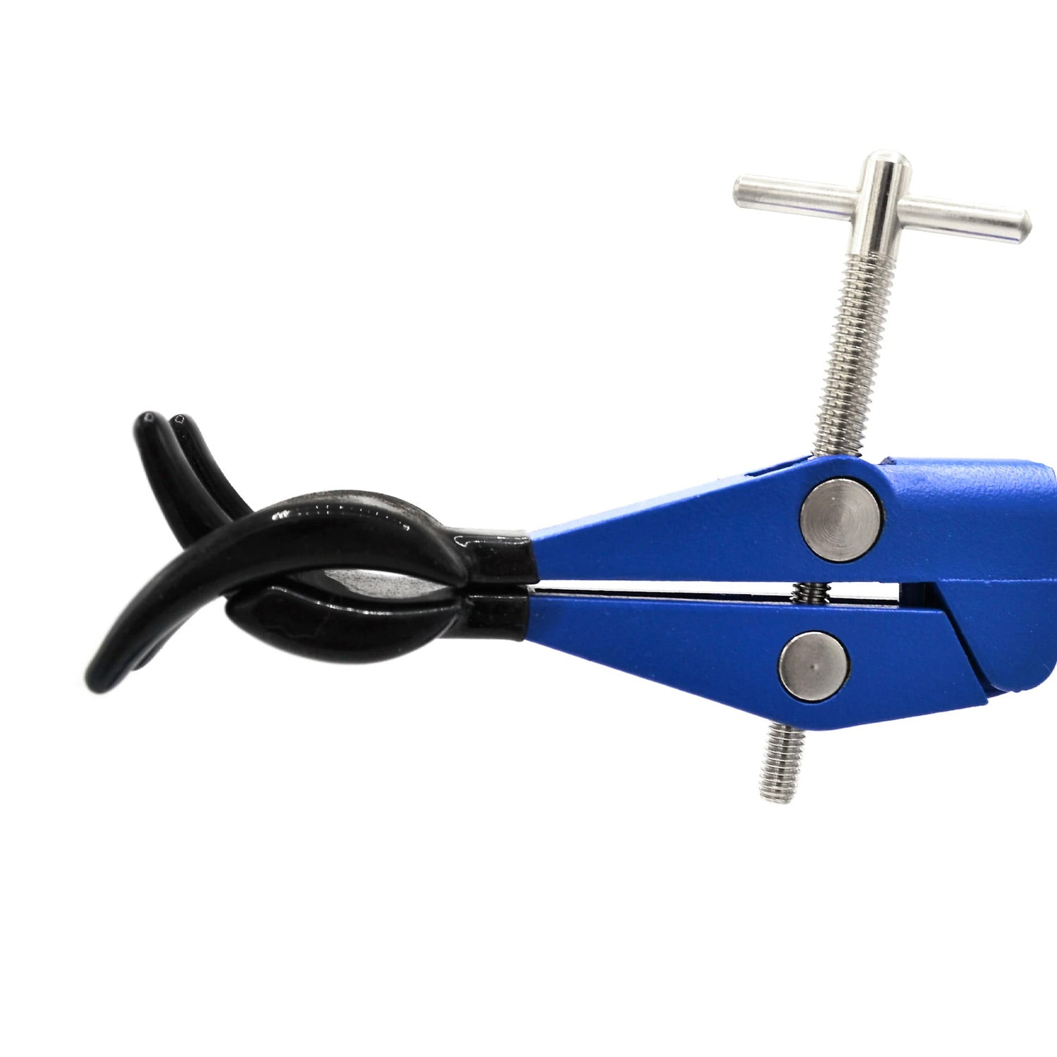 4-Prong Vinyl Coated Clamp with Swivel Bosshead – 4.1" Max Opening, Heavy-Duty Zinc Alloy, Rust-Free Laboratory Clamp