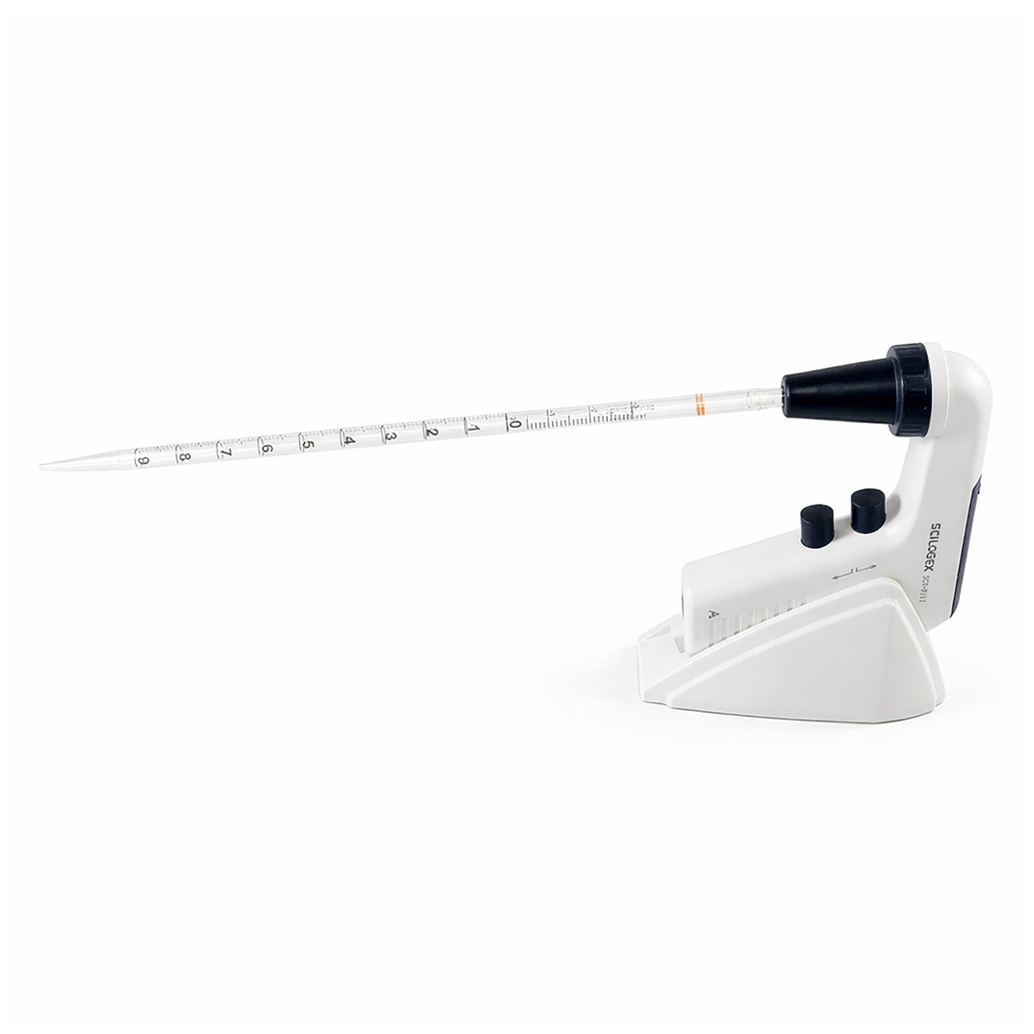 Scilogex SCI-Fill Motorized Pipette Filler with LCD Display, Ergonomic Pipette Controller for 1–100 mL Serological Pipettes, Rechargeable, Hydrophobic Filters, AC Charger & Wall Stand