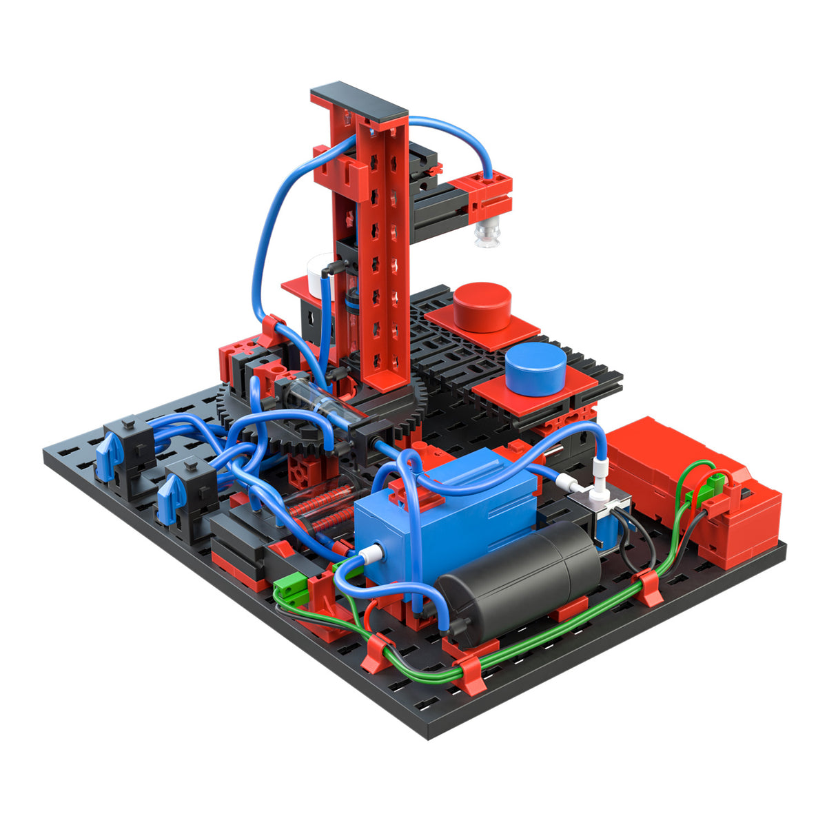 fischertechnik STEM Pneumatics Educational Engineering Kit – 8 Models, 29 Experiments, 273 Pieces | 559878