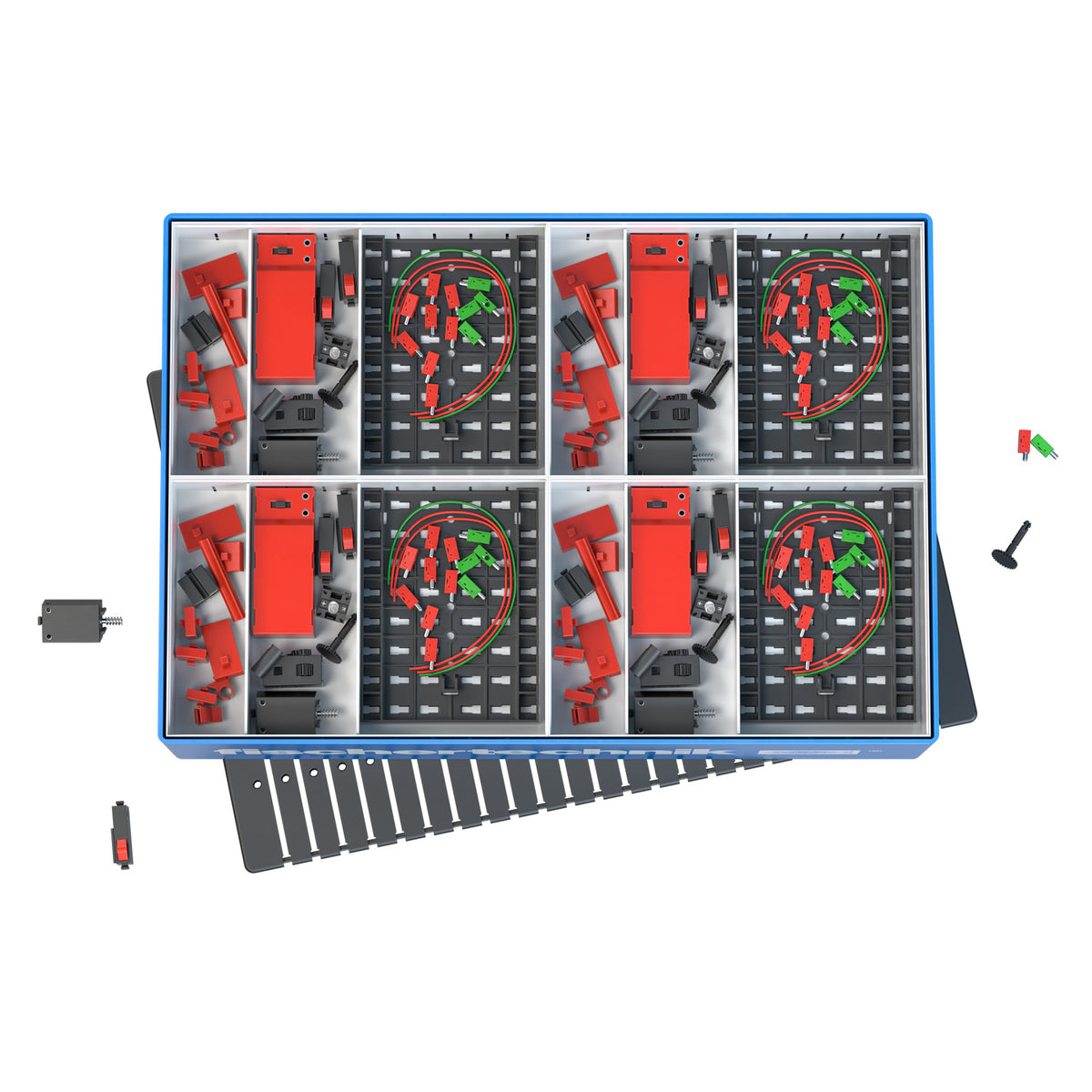 Electrical Control STEM Circuit Building Kit – 16 Student Sets, 544 Pieces
