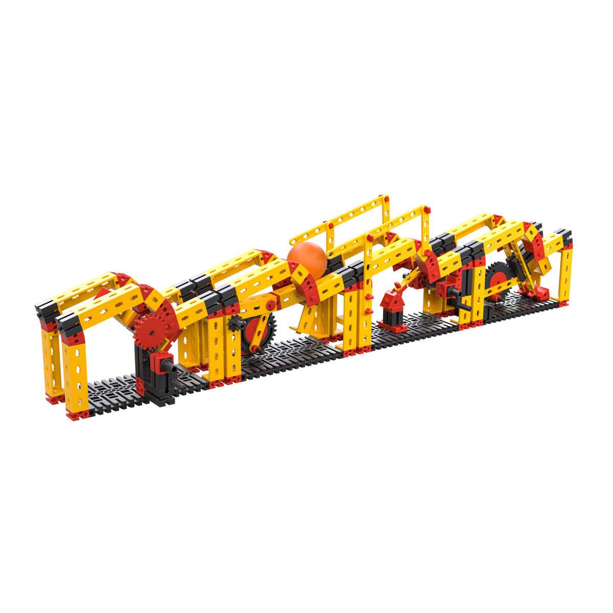 fischertechnik Class Set Simple Machines STEM Engineering Kit – 16 Classroom Sets, 10 Models | 564061