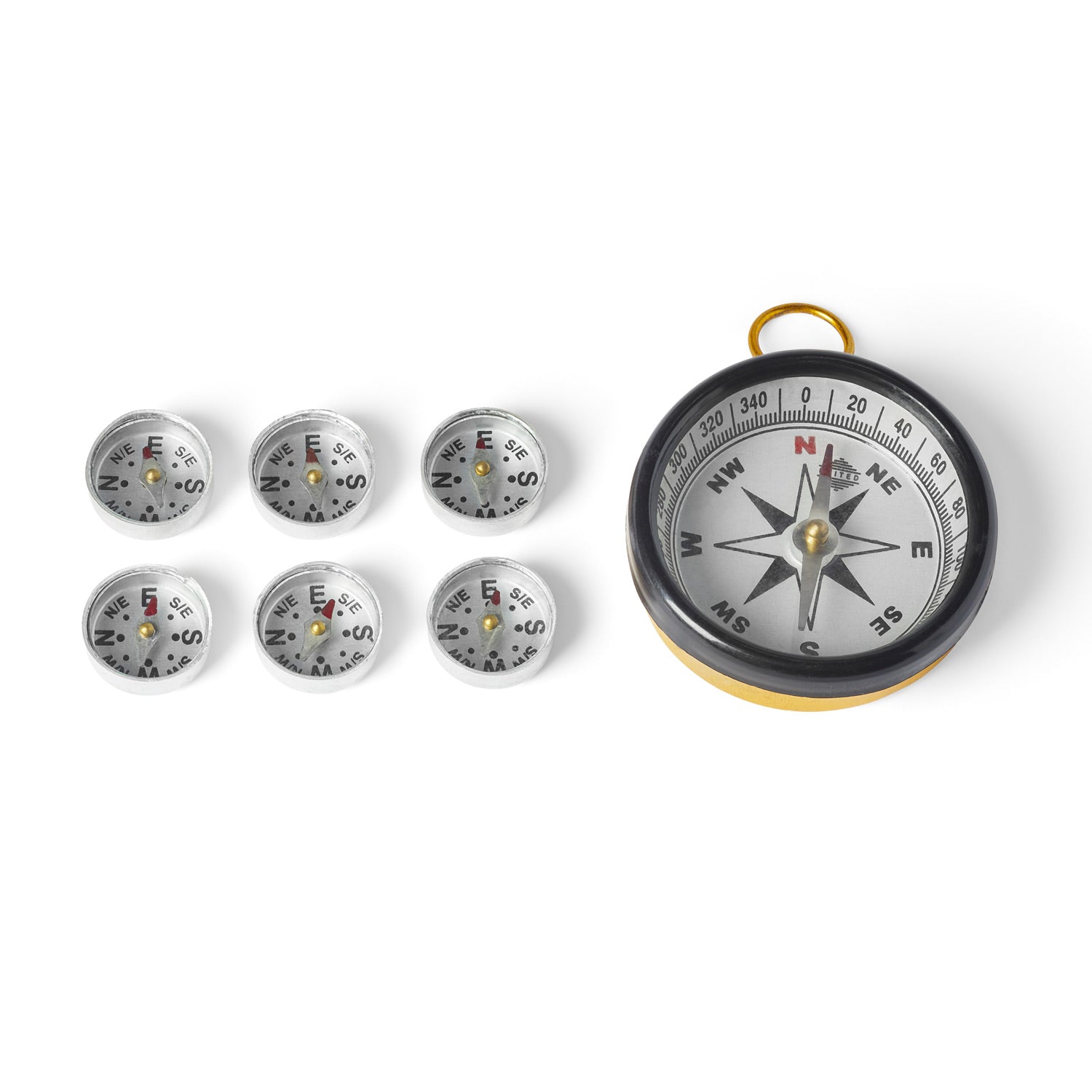 United Scientific® Ampere’s Rule Apparatus – Magnetic Field Demonstration Kit with Brass Wire & Compasses