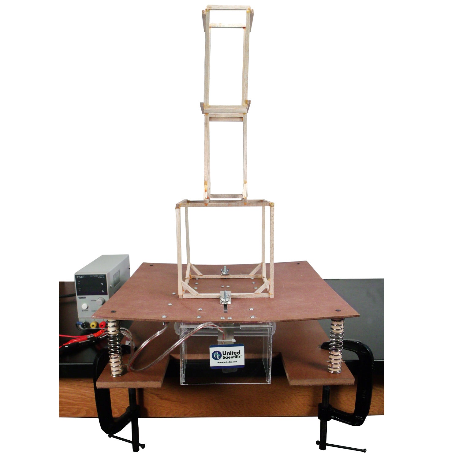 United Scientific® Earthquake Shake Table – Structural Engineering & Seismic Simulation Lab Apparatus for Classroom Demonstrations