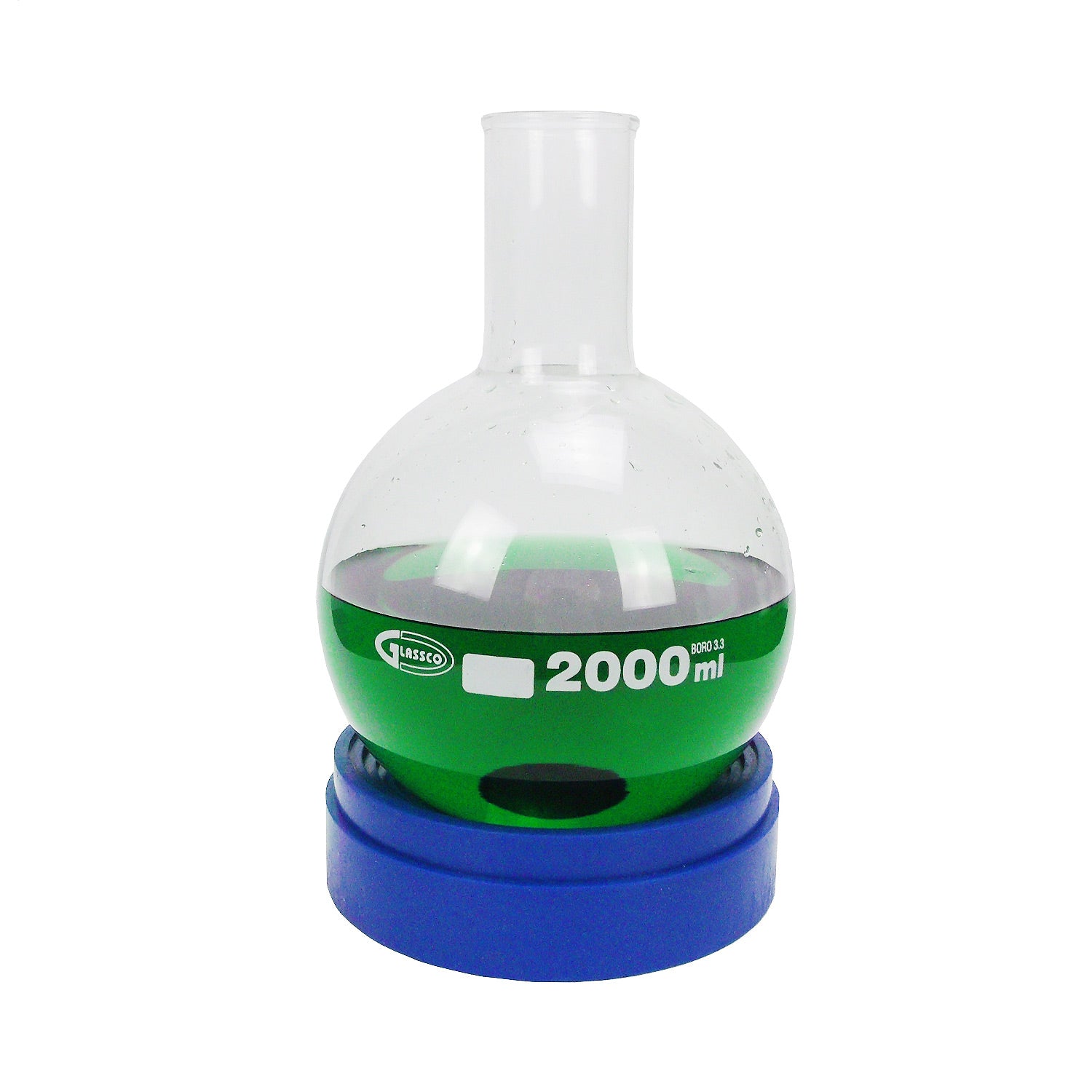 United Scientific® Silicone Flask Stand – Heat Resistant, Non-Slip Support for Round Bottom Flasks up to 2000mL